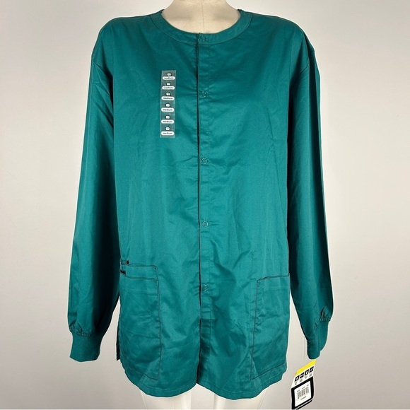 WonderWink Jackets & Blazers - **WonderWork Teal Durable Workwear